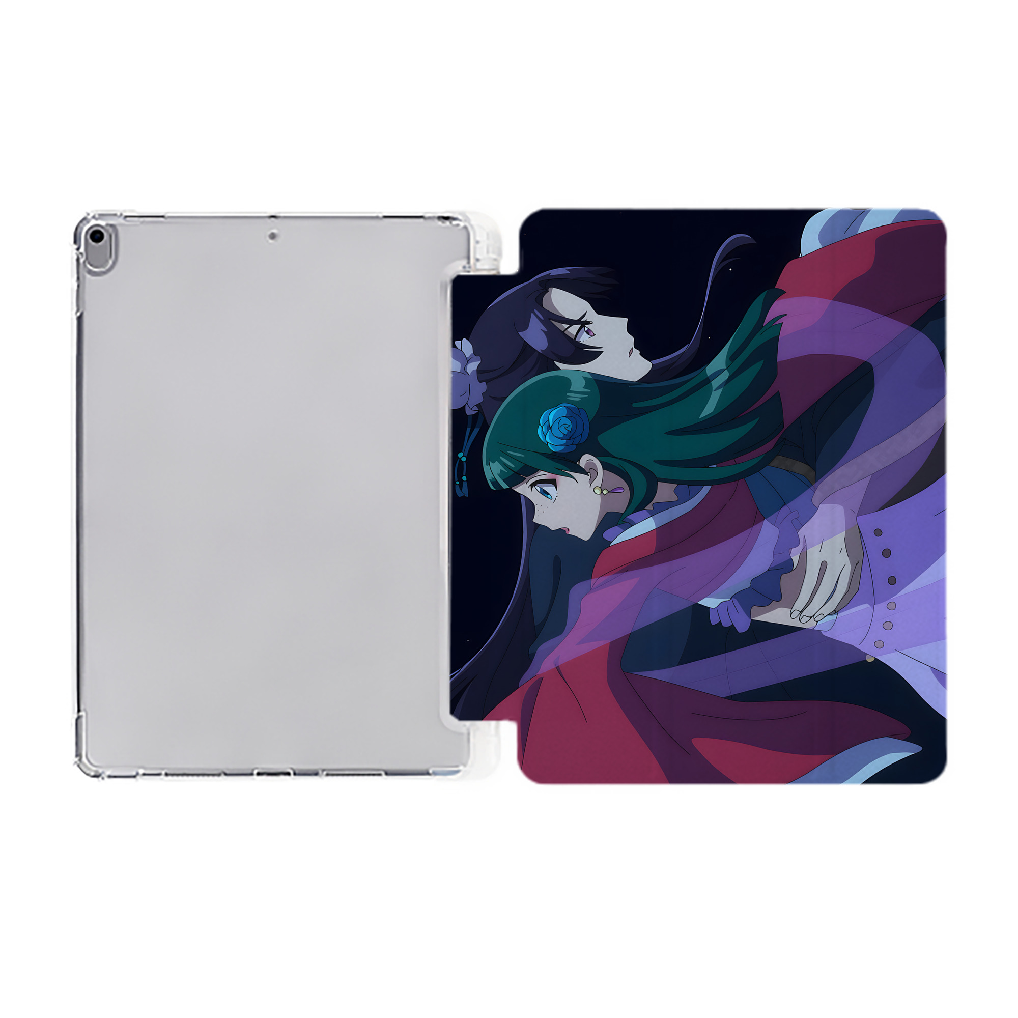 （画像用） 薬屋のひとりごと The Apothecary Diaries IPad ケース ペン収納付き 三つ折りスタンド PUレザー×シリコン 対応機種9.5/10.5/10.9インチ
